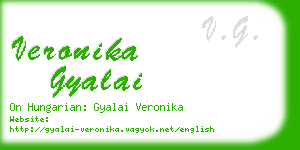 veronika gyalai business card